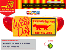 Tablet Screenshot of hotdogcarts.com